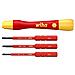43167 Cacciavite fine, Rosso / giallo, 4 Pz - Foto miniatura 1