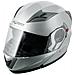 Casco Modulare Apribile Moto Touring Sport Visiera Parasole Argento S - Foto miniatura 5