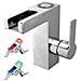 Miscelatore per Lavabo a Cascata con LED ORINOCO Cromo - Foto miniatura 8