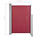 Tenda Laterale Retrattile Per Patio 120x300 Cm Rossa - Foto miniatura 8
