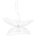 Lampada Sospensione Ray 70 Colore Bianco - Foto miniatura 1