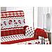 Telo Arredo Granfoulard Copritutto Cotone Copriletto Multiuso Disegni Invernali Ob 2 Piazze Snow Rosso - Foto miniatura 5