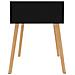 Comodini 2 pz Nero Lucido 40x40x56 cm in Legno Multistrato - Foto miniatura 3