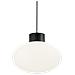 Clio Msp1 Nero Lampada Sospensione - 144245 - Foto miniatura 1