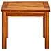 Tavolino Da Giardino 45x45x36 Cm In Legno Massello Di Acacia - Foto miniatura 3