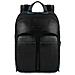 Zaino 13 30 piatto in pelle B2V colore nero cod. CA5575B2V / N - Foto miniatura 1