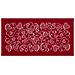 Tappeto Passatoia Cucina Corsia Retro Antiscivolo Disegno Amour By Suardi 55x140 Rosso - Foto miniatura 1