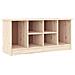 Panca Porta Scarpe Alta 100x35x45 Cm In Legno Massello Di Pino - Foto miniatura 2