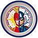 Ciotola Blu E Bianca Per Bambini In Plastica Avengers Captain America Captain Con Base Antiscivolo - Foto miniatura 1