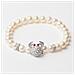 Bracciale Donna Jla-br-crab-1-wh Argentato Bianco Argento Puro 16 Mm - Foto miniatura 1