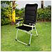 Sedia Da Spiaggia Deluxe Pieghevole Nero 49 X 123 X 67 Cm (2 Unità) - Foto miniatura 6
