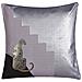 Set Di 2 Cuscini Digitalis Cotone 45 X 45 Cm Grigio Trama Astratta - Foto miniatura 4