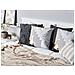 Set Di 2 Cuscini Digitalis Cotone 45 X 45 Cm Grigio Trama Astratta - Foto miniatura 1