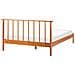 Letto Legno Di Pino Barret 140 X 200 Cm Marrone - Foto miniatura 2