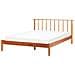 Letto Legno Di Pino Barret 140 X 200 Cm Marrone - Foto miniatura 4