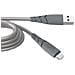 Cavo Ultra-rinforzato Usb /lightning 2.4a Resiste A 50 000 Flessioni 2m, Grigio - Foto miniatura 1