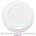 Coperchi Tazze Da Caffè Carta 60mm 4oz 1000 Pz Plastica Bianca - Foto miniatura 5