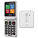 Telefono Flipper White Metal 2.4" 800mah Dual Sim - Foto miniatura 1