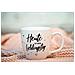 Mug Porcellana 0,45l Bianca ""heute Ist Mein Lieblingstag"" - Eleganza E Stile Per Ogni Mattina - Foto miniatura 4