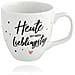 Mug Porcellana 0,45l Bianca ""heute Ist Mein Lieblingstag"" - Eleganza E Stile Per Ogni Mattina - Foto miniatura 1