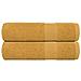 Asciugamani 2 Pz Oro 50x100 Cm 360 G/m 100% Cotone - Foto miniatura 1