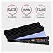 CLR-M2L10 sistema di raffreddamento per computer M. 2 NVMe SSD, Unità allo stato solido Dissipatore di calore /Radiatore Nero 1 pz - Foto miniatura 3