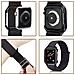 Dam Cinturino  In Nylon Con Custodia Rigida E Chiusura In Velcro Compatibile Apple Watch 40mm 28x2x1 Cm. Colore Nero - Foto miniatura 3