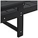 Lettino Prendisole Nero 53x162x98.5 cm HDPE - Foto miniatura 8