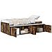Letto contenitore Rovere Affumicato 90x190 cm - Foto miniatura 1