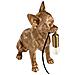 Lampada Da Tavolo Cane Rocco Oro - Foto miniatura 3
