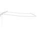Tenda da Sole Bianco 4,5 × 3 m Metallo - Foto miniatura 5