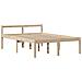 Letto per Anziani con Testiera 120x190 cm Legno Massello Pino - Foto miniatura 7