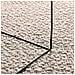 Tappeto ZIZUR Crema 240x240 cm Aspetto Iuta Interni ed Esterni - Foto miniatura 4