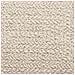 Tappeto ZIZUR Crema 240x240 cm Aspetto Iuta Interni ed Esterni - Foto miniatura 5