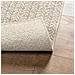Tappeto ZIZUR Crema 240x240 cm Aspetto Iuta Interni ed Esterni - Foto miniatura 7