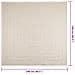 Tappeto ZIZUR Crema 240x240 cm Aspetto Iuta Interni ed Esterni - Foto miniatura 9