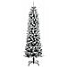 Albero di Natale Artificiale con 150 LED e Neve Fioccata 120 cm - Foto miniatura 3