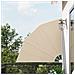 Schermo di Privacy per Balcone Beige 140 x 140 cm Tessuto - Foto miniatura 2