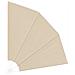 Schermo di Privacy per Balcone Beige 140 x 140 cm Tessuto - Foto miniatura 5