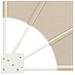 Schermo di Privacy per Balcone Beige 140 x 140 cm Tessuto - Foto miniatura 7