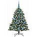 Albero di Natale artificiale con 150 LED Verde 120 cm - Foto miniatura 3