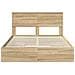 Letto con Contenitore con testiera Rovere Sonoma 135 x 190 cm - Foto miniatura 8