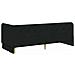 Cornice del letto ad angolo Nero 80 x 200 cm Tessuto - Foto miniatura 9