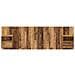 Testata con Comodino 3 pcs Legno vecchio Legno multistrato - Foto miniatura 7