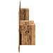 Testata con Comodino 3 pcs Legno vecchio Legno multistrato - Foto miniatura 8