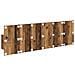 Testata con Comodino 3 pcs Legno vecchio Legno multistrato - Foto miniatura 9