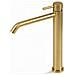 Miscelatore Lavabo Alto Senza Scarico Acciaio Inox Vema Otago V32021- Oro Spazzolato - Foto miniatura 1