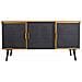 Credenza In Metallo E Legno Con 3 Porte 118x38x58,5 - Foto miniatura 2