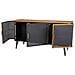Credenza In Metallo E Legno Con 3 Porte 118x38x58,5 - Foto miniatura 3