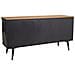 Credenza In Metallo E Legno Con 3 Porte 118x38x58,5 - Foto miniatura 4